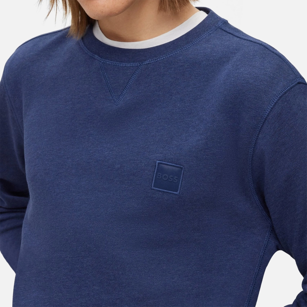 Hugo Boss Westart Cotton-Jersey Sweatshirt - S